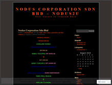 Tablet Screenshot of nodus2u.wordpress.com