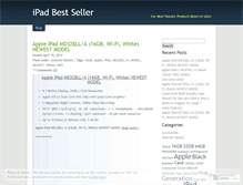 Tablet Screenshot of ipadbestseller.wordpress.com