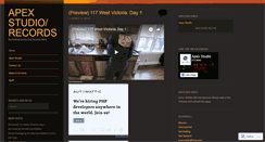 Desktop Screenshot of apexrecording.wordpress.com