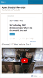 Mobile Screenshot of apexrecording.wordpress.com