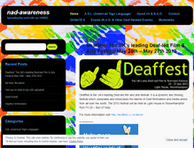 Tablet Screenshot of nadawareness.wordpress.com