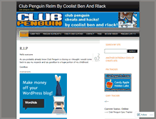 Tablet Screenshot of coolistben.wordpress.com