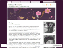 Tablet Screenshot of mysillymonkeys.wordpress.com