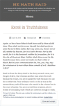 Mobile Screenshot of hehathsaid.wordpress.com