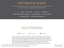 Tablet Screenshot of hehathsaid.wordpress.com