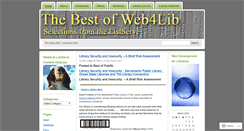 Desktop Screenshot of bestofweb4lib.wordpress.com