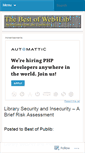 Mobile Screenshot of bestofweb4lib.wordpress.com