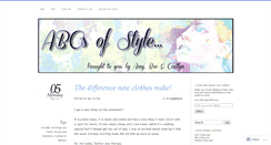 Desktop Screenshot of abcsofstyle.wordpress.com