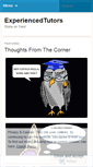 Mobile Screenshot of experiencedtutors.wordpress.com