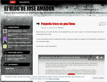Tablet Screenshot of joseamador.wordpress.com