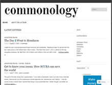 Tablet Screenshot of commonology.wordpress.com