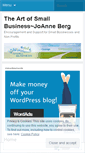 Mobile Screenshot of joanneberg.wordpress.com