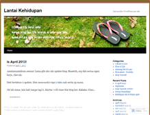 Tablet Screenshot of lantaikehidupan.wordpress.com