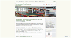 Desktop Screenshot of anaiglesias.wordpress.com