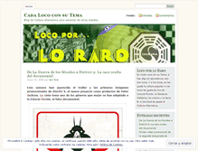 Tablet Screenshot of locoporloraro.wordpress.com