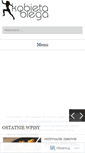 Mobile Screenshot of kobietabiega.wordpress.com