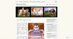 Desktop Screenshot of creaturetalk.wordpress.com