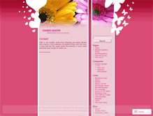 Tablet Screenshot of madamsparkle.wordpress.com