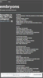 Mobile Screenshot of embryons.wordpress.com