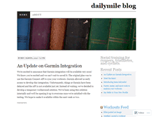 Tablet Screenshot of dailymile.wordpress.com