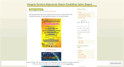 Desktop Screenshot of kongrespendidikan.wordpress.com