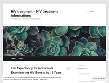 Tablet Screenshot of hivtreatments.wordpress.com