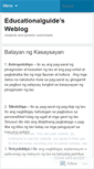 Mobile Screenshot of educationalguide.wordpress.com