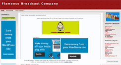 Desktop Screenshot of flamencobroadcastcompany.wordpress.com