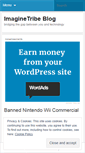 Mobile Screenshot of imaginetribe.wordpress.com