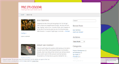 Desktop Screenshot of meincolor.wordpress.com
