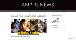 Desktop Screenshot of amphsnationalnews.wordpress.com