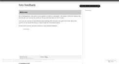 Desktop Screenshot of fotofeedback.wordpress.com