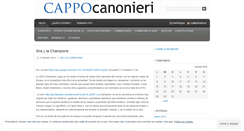 Desktop Screenshot of cappocanonieri.wordpress.com