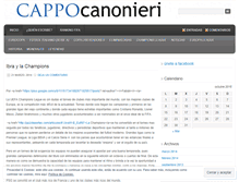 Tablet Screenshot of cappocanonieri.wordpress.com