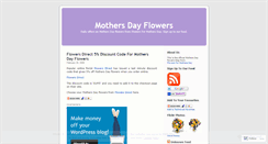 Desktop Screenshot of mothersdayflowersuk.wordpress.com