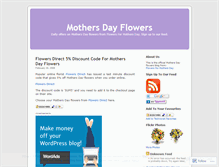 Tablet Screenshot of mothersdayflowersuk.wordpress.com