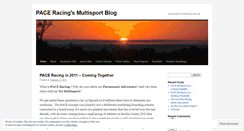 Desktop Screenshot of paceracing.wordpress.com