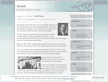 Tablet Screenshot of freud2009.wordpress.com