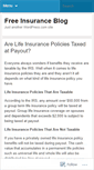 Mobile Screenshot of freeinsuranceblog.wordpress.com