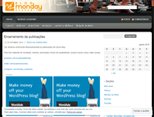 Tablet Screenshot of mondayacademia.wordpress.com