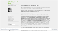 Desktop Screenshot of johnraymond.wordpress.com