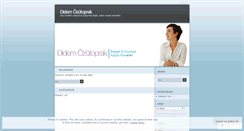 Desktop Screenshot of didemsezgin.wordpress.com