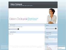 Tablet Screenshot of didemsezgin.wordpress.com