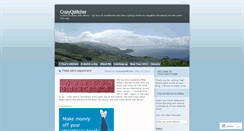 Desktop Screenshot of crazyqstitcher.wordpress.com