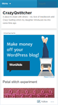 Mobile Screenshot of crazyqstitcher.wordpress.com