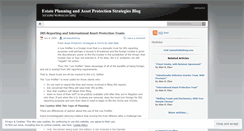 Desktop Screenshot of jamesestateplanning.wordpress.com