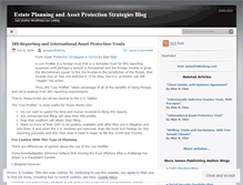 Tablet Screenshot of jamesestateplanning.wordpress.com