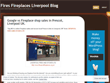 Tablet Screenshot of firesfireplacesliverpool.wordpress.com