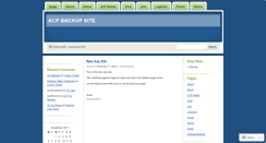 Desktop Screenshot of acparmyofcpacp.wordpress.com