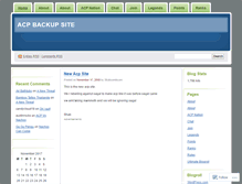 Tablet Screenshot of acparmyofcpacp.wordpress.com